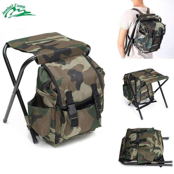 Planet Gates Foldable Fishing Chair Backpack Portable Equipment Bag Folding Chair Picnic Outdoor Camping Chair Seat Hiking