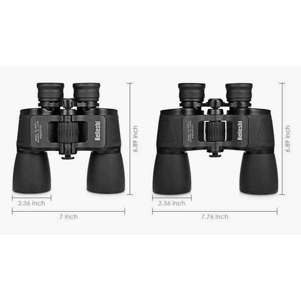 Planet Gates Folding Binocular 10X50 HD Vision Wide-Angle Prism BAK4 Binocular Telescope Outdoor Professional Hunting Telescope
