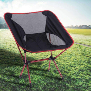 Planet Gates Folding Fishing Chair Camping Chair Seat 600D Oxford Cloth Aluminium Fishing Chair for Outdoor Picnic BBQ Beach Chair