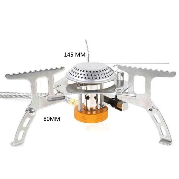Planet Gates Folding Outdoor Gas Stove Camping Stoves Portable Gas Electronic Stove with Box Portable Foldable Split Stoves 3500W