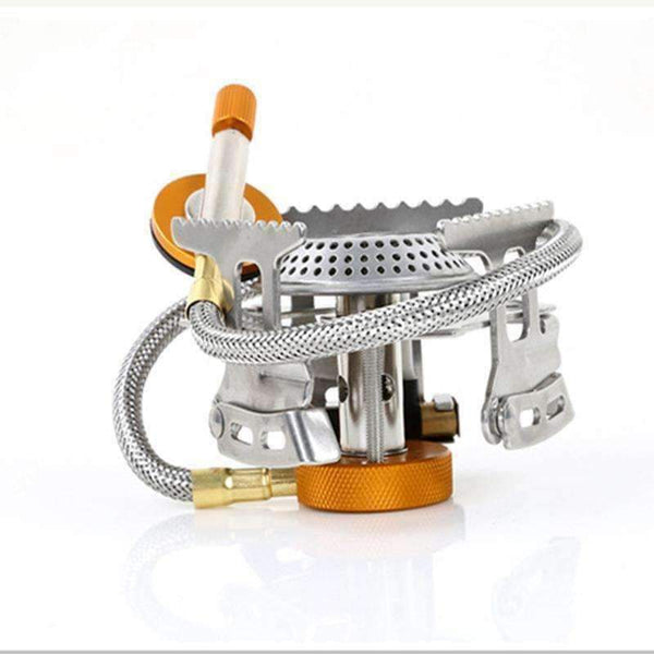 Planet Gates Folding Outdoor Gas Stove Camping Stoves Portable Gas Electronic Stove with Box Portable Foldable Split Stoves 3500W