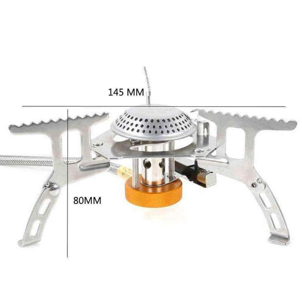 Planet Gates Folding Outdoor Gas Stove Camping Stoves Portable Gas Electronic Stove with Box Portable Foldable Split Stoves 3500W