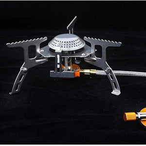 Planet Gates Folding Outdoor Gas Stove Camping Stoves Portable Gas Electronic Stove with Box Portable Foldable Split Stoves 3500W