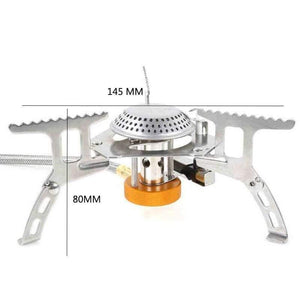 Planet Gates Folding Outdoor Gas Stove Camping Stoves Portable Gas Electronic Stove with Box Portable Foldable Split Stoves 3500W