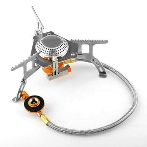 Planet Gates Folding Outdoor Gas Stove Camping Stoves Portable Gas Electronic Stove with Box Portable Foldable Split Stoves 3500W