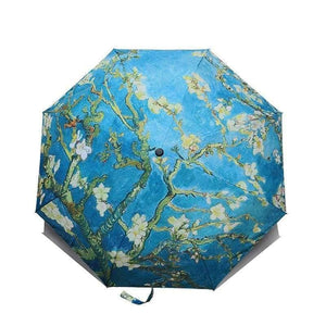 Planet Gates Folding Umbrella Female Windproof Paraguas Van Gogh Oil Painting Umbrella Rain Women Quality Umbrellas UBY01