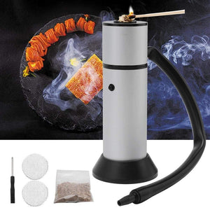 Food Cold Smoke Generator Portable Molecular Cuisine Smoking Gun Meat Burn Smokehouse Cooking for BBQ Grill Smoker Wood