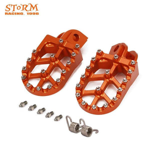 Planet Gates Foot Pegs FootRest Footpegs Rests Pedals For KTM SX SXF EXC EXCF XC XCF XCW XCFW 65 85 125 150 200 250 300 350 -1290 ADVENTURE