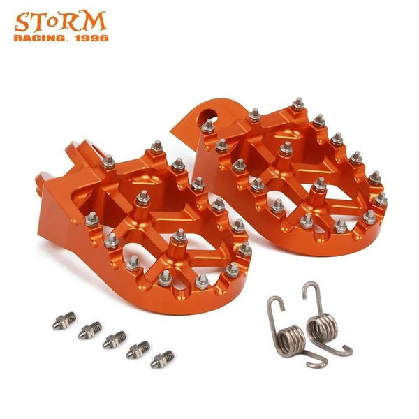 Planet Gates Foot Pegs FootRest Footpegs Rests Pedals For KTM SX SXF EXC EXCF XC XCF XCW XCFW 65 85 125 150 200 250 300 350 -1290 ADVENTURE