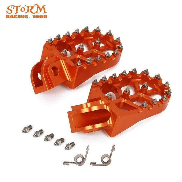 Planet Gates Foot Pegs FootRest Footpegs Rests Pedals For KTM SX SXF EXC EXCF XC XCF XCW XCFW 65 85 125 150 200 250 300 350 -1290 ADVENTURE