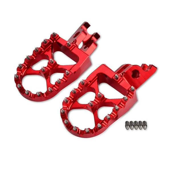 Planet Gates Foot Pegs Pedals Rests Footpegs For Honda CRF250R CRF250X CRF450R CRF450X CR 125R 250R CRF 150R 450RX 250L/M 250 Rally 2002-2019