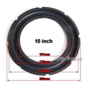 For 8"/10"/12" Inch Audio Speaker Anti-oxidation Rubber Surround Edge Subwoofer Surround Circle Repair Parts #WIDE