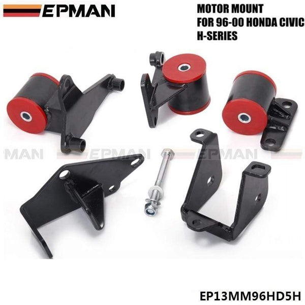 Planet Gates For 1996-2000 EK HONDA CIVIC H22/H23 H-SERIES ENGINE SWAP CONVERSION MOTOR MOUNTS EPMAN EP13MM96HD5H