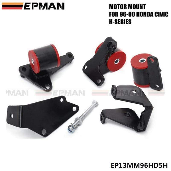 Planet Gates For 1996-2000 EK HONDA CIVIC H22/H23 H-SERIES ENGINE SWAP CONVERSION MOTOR MOUNTS EPMAN EP13MM96HD5H