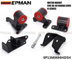 Planet Gates For 1996-2000 EK HONDA CIVIC H22/H23 H-SERIES ENGINE SWAP CONVERSION MOTOR MOUNTS EPMAN EP13MM96HD5H