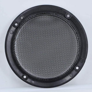 For 2"/3"/4"/5"/6.5"/8"/10" inch Car Audio Speaker Conversion Net Cover Decorative Circle Metal Mesh Grille #Silver+Black