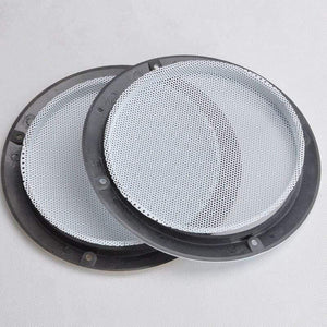 For 3"/4"/5"/6.5"/8"/10" Inch Car Audio Speaker Conversion Net Cover Decorative Circle Metal Mesh Grille Protection #White