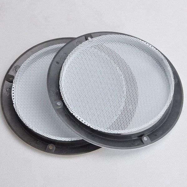 For 3"/4"/5"/6.5"/8"/10" Inch Car Audio Speaker Conversion Net Cover Decorative Circle Metal Mesh Grille Protection #White