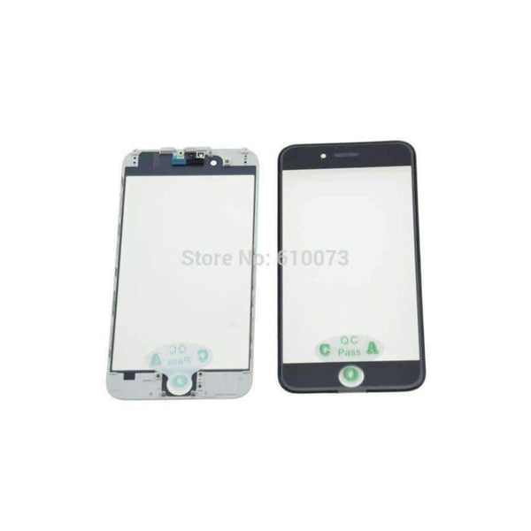 Planet Gates For 6 plus Mix 6PCS AAA+ 3 in 1 Front Outer Glass with Frame OCA Film Pre-installed Cold Press Replacement for iPhone 6/6 plus Touch Panel