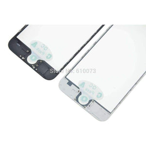 Planet Gates For 6 plus Mix 6PCS AAA+ 3 in 1 Front Outer Glass with Frame OCA Film Pre-installed Cold Press Replacement for iPhone 6/6 plus Touch Panel