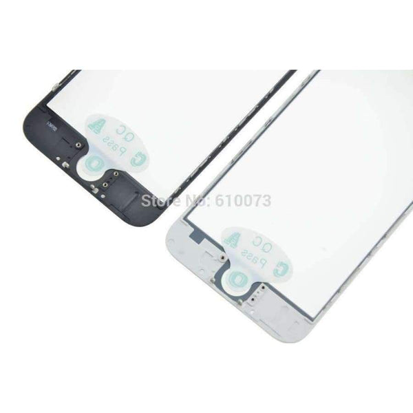 Planet Gates For 6 plus Mix 6PCS AAA+ 3 in 1 Front Outer Glass with Frame OCA Film Pre-installed Cold Press Replacement for iPhone 6/6 plus Touch Panel