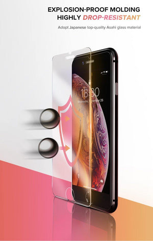 Planet Gates For 7plus 8plus / 2.5D HD Clear -2 pcs Ugreen Screen Protector Tempered Glass For iPhone 7 8 X 6 6s 6Plus 7Plus 8Plus HD Protective Film For iPhone Xs 7 Phone Glass