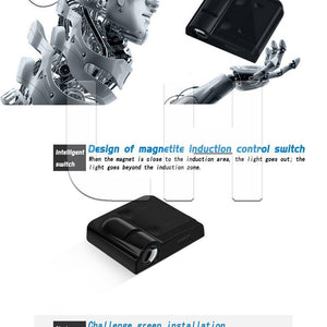 Planet Gates FOR Audi 2PCS Led Car Door Welcome Light Courtesy Logo For Peugeot For Mercedes Benz Laser Projector Punching Ghost Shadow Lamp
