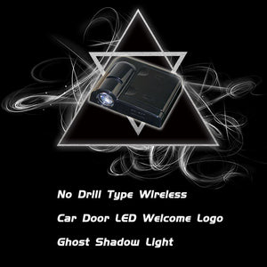 Planet Gates FOR Audi 2PCS Led Car Door Welcome Light Courtesy Logo For Peugeot For Mercedes Benz Laser Projector Punching Ghost Shadow Lamp