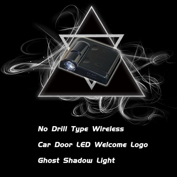 Planet Gates FOR Audi 2PCS Led Car Door Welcome Light Courtesy Logo For Peugeot For Mercedes Benz Laser Projector Punching Ghost Shadow Lamp