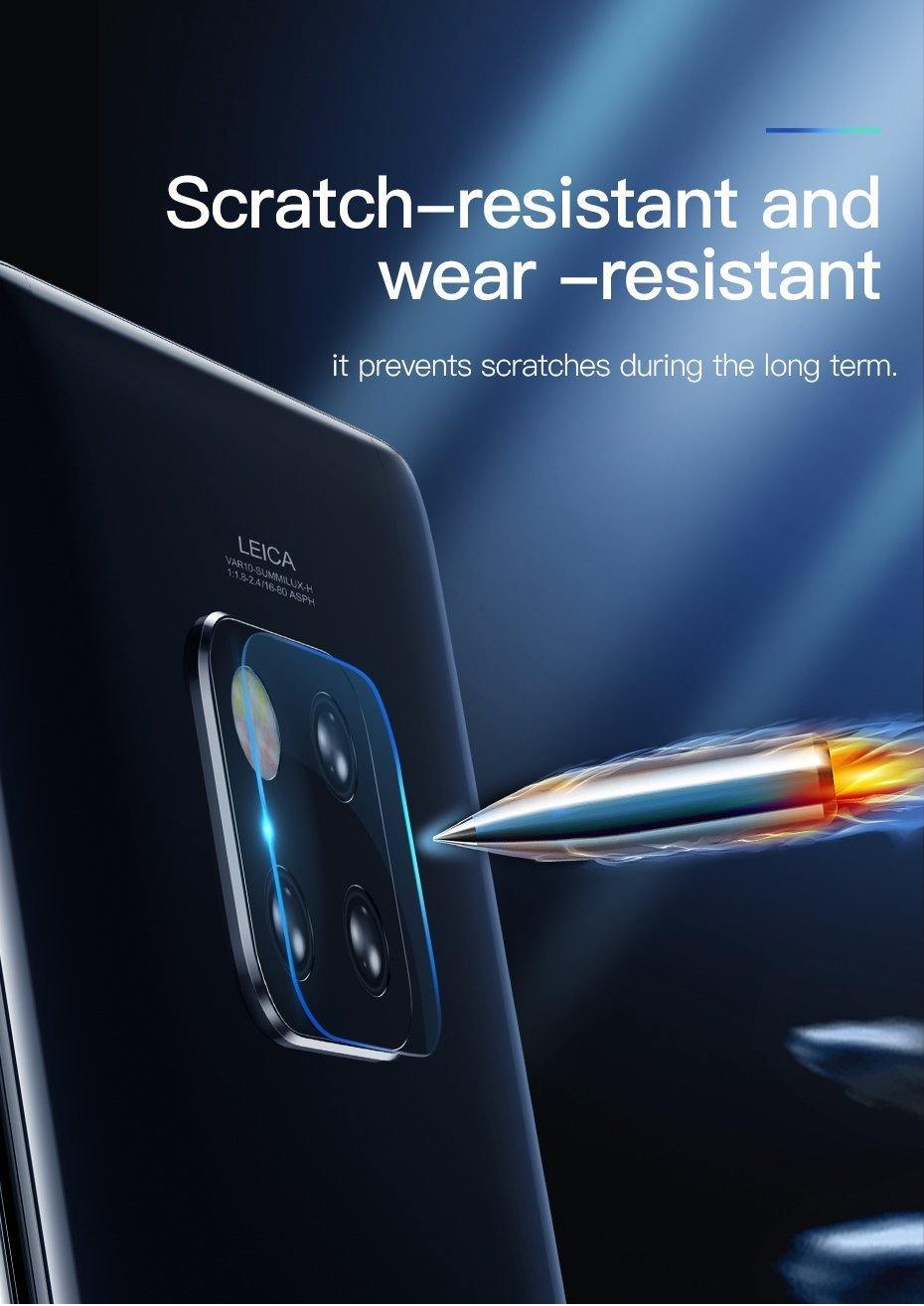 Planet Gates Baseus 0.2mm Tempered Glass Camera Lens For Huawei Mate 20 Pro Back Camera Glass Screen Protector Protective Film For Mate 20