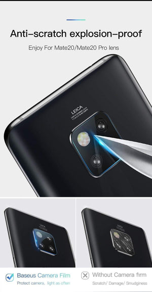 Planet Gates For Huawei Mate 20 / Transparent Baseus 0.2mm Tempered Glass Camera Lens For Huawei Mate 20 Pro Back Camera Glass Screen Protector Protective Film For Mate 20
