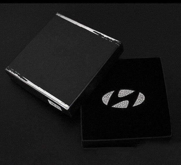Planet Gates For Hyundai Car steering wheel logo diamond sticker For Honda Toyota Lexus Mazda Hyundai Volvo interior decoration stickers Auto Accessories