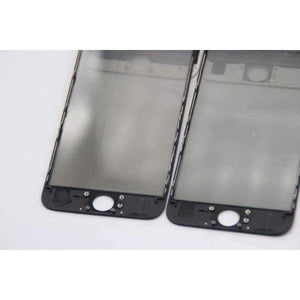 Planet Gates for i6 white black 8pcs Cold Press 4 in 1 Front Glass Lens with frame Polarizer OCA for iphone 8 8p plus 7 7plus 6 6s 5 5s Touch Panel Replacement