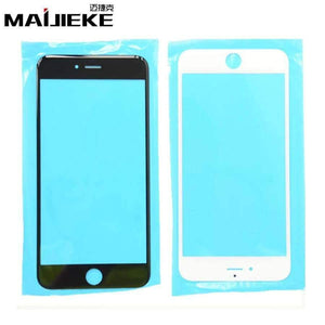 Planet Gates For i8 Black Touch Panel Outer Glass For iPhone 8 7 plus 6s 6 plus 5 5s Front Glass Lens Screen Replacement UV Glue Tools Set