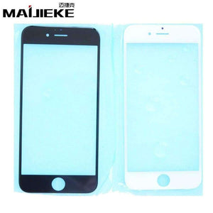 Planet Gates For i8 Black Touch Panel Outer Glass For iPhone 8 7 plus 6s 6 plus 5 5s Front Glass Lens Screen Replacement UV Glue Tools Set