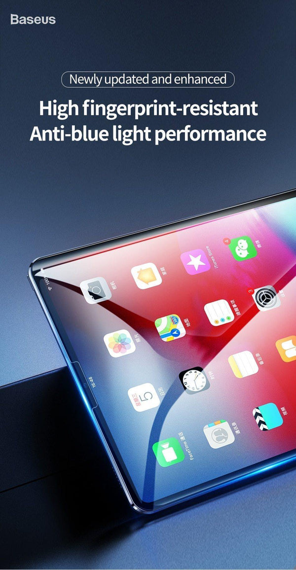 Planet Gates For iPad 12.9 inch Baseus Screen protector For iPad Pro 11 12.9 inch Tempered Glass Protective Film For Apple iPad 2018 New Tablet Toughened Glass