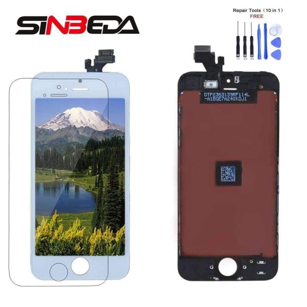 Planet Gates For iPhone 5s black LCD Screen For iPhone5 5S 5C LCD Display and Touch Screen Digitizer Assembly Replacement Tela, Free Shipping