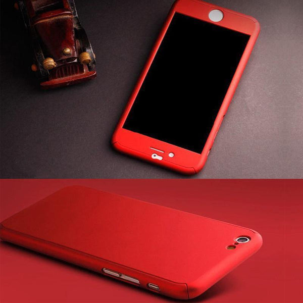 Planet Gates for iPhone 7 360 Degree Tempered Glass Film+Cover