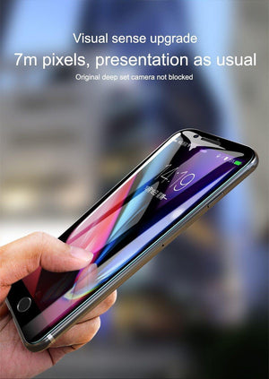 Planet Gates For iPhone 7 8 / Black Baseus 7D Screen Protector Tempered Glass For iPhone 8 7 Plus 0.3mm Front Curved Full Cover Edge Toughened Protective Glass Film