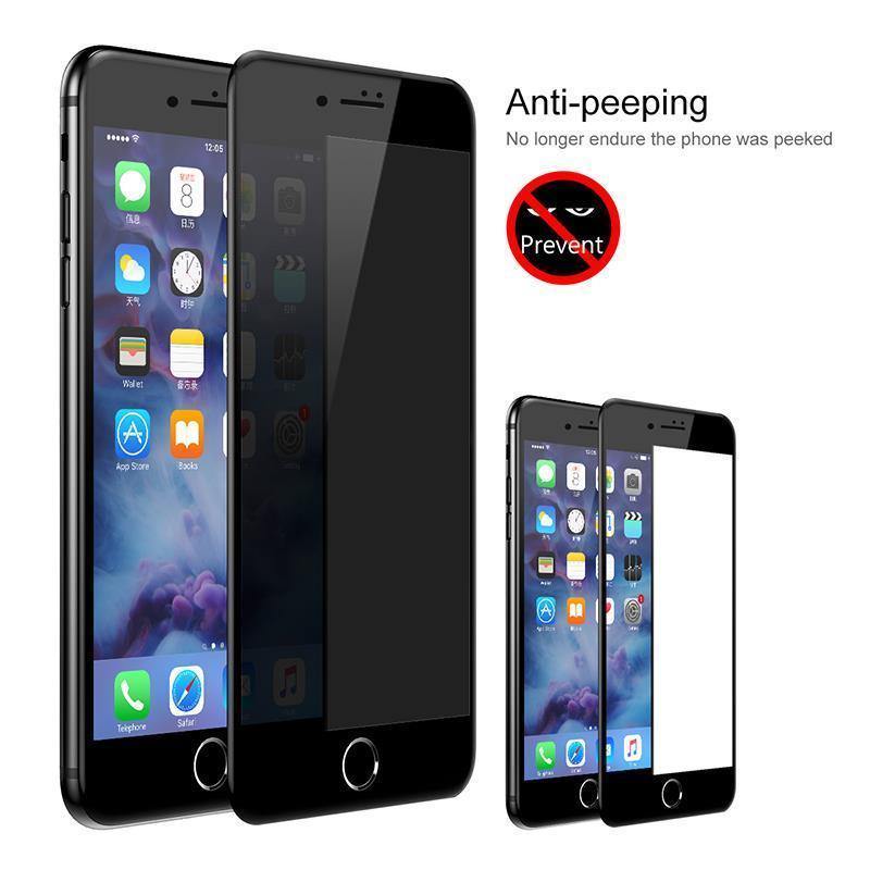 Planet Gates For iPhone 8 / Black Baseus Privacy Screen Protector For iPhone 8 7 Plus Anti Spy Tempered Glass 3D 9H Protective Glass Soft Edge Anti Peeping Film