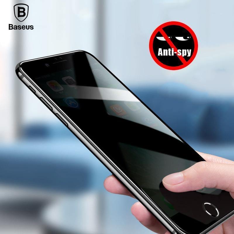 Planet Gates For iPhone 8 / Black Baseus Privacy Screen Protector For iPhone 8 7 Plus Anti Spy Tempered Glass 3D 9H Protective Glass Soft Edge Anti Peeping Film