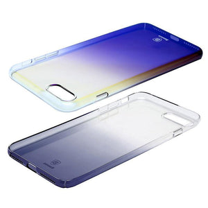 Planet Gates For iPhone 8 Case, Baseus Luxury Plating Gradient Hard Plastic Case For iPhone 8 8 Plus 7 7 Plus Cases Ultra Thin Bcak PC Cover
