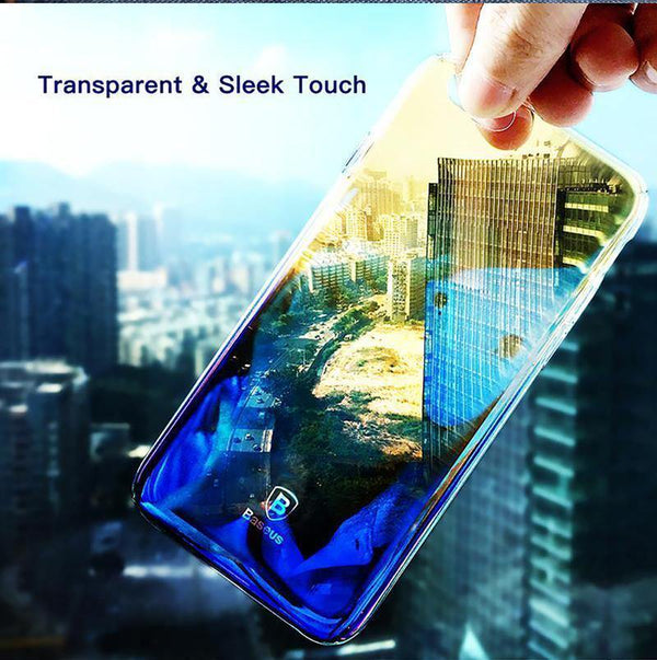 Planet Gates For iPhone 8 Case, Baseus Luxury Plating Gradient Hard Plastic Case For iPhone 8 8 Plus 7 7 Plus Cases Ultra Thin Bcak PC Cover