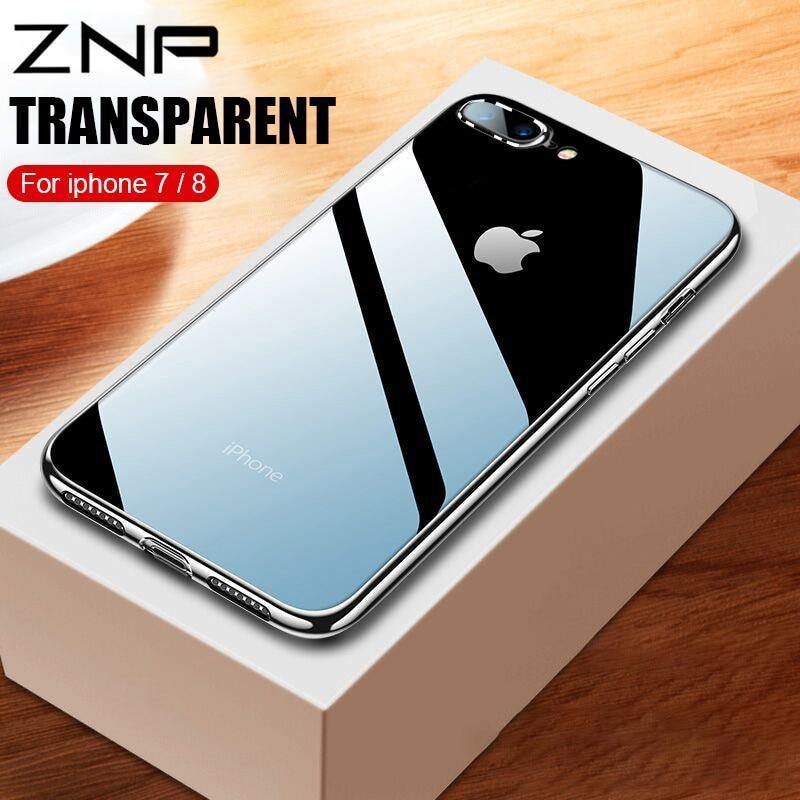 Planet Gates For iPhone 8 ZNP Ultra Thin Soft Transparent TPU Case For iPhone 8 7 Plus Clear Silicone Full Cover For iPhone 7 Plus 8 Phone Case Capa Coque