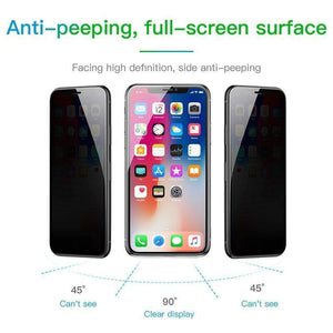 Planet Gates For iPhone XR Baseus Privacy Protection Screen Protector For iPhone Xs Max XR Anti-peeping Protective Tempered Glass Film Cover For iPhoneXs