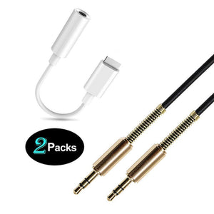 Planet Gates For Lightning to 3.5mm Headphone Jack Adapter 3.5mm Jack Audio Cable Line Headphone Speaker Wire Line Aux Cord For iPhone (A1213
