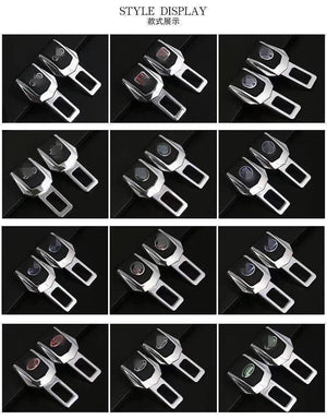Planet Gates For mass logo 1 high quality zinc alloy car seat belt clip safety belt plug for Mercedes Land Rover BMW Audi Volkswagen Ford Honda Roewe Volv