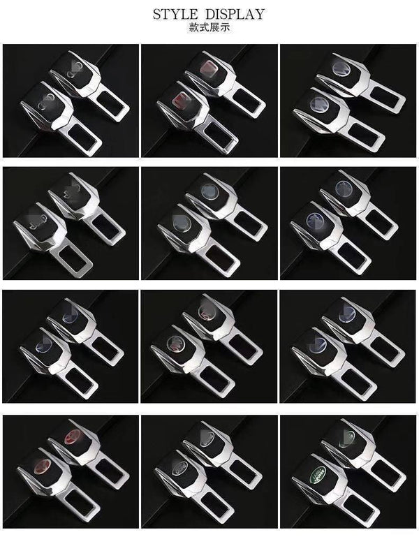 Planet Gates For mass logo 1 high quality zinc alloy car seat belt clip safety belt plug for Mercedes Land Rover BMW Audi Volkswagen Ford Honda Roewe Volv
