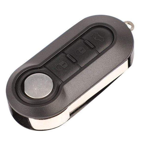 Planet Gates for Peugeot / Black 3 Button Remote Flip Folding Key Fob Shell for Citroen Jumper Nemo Fit Peugeot Boxer Bipper 2008-2015 Replacement Case