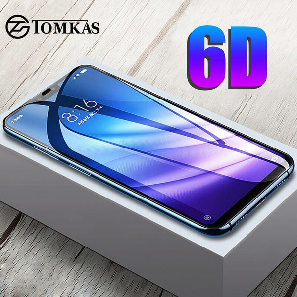 TOMKAS 6D Glass For Xiaomi Redmi Note 6 Pro Glass Case Redmi Note 5 Pro 6 6A 5 Plus For Xiaomi Mi 8 Lite A1 A2 Lite Pocophone F1 - Planet Gates